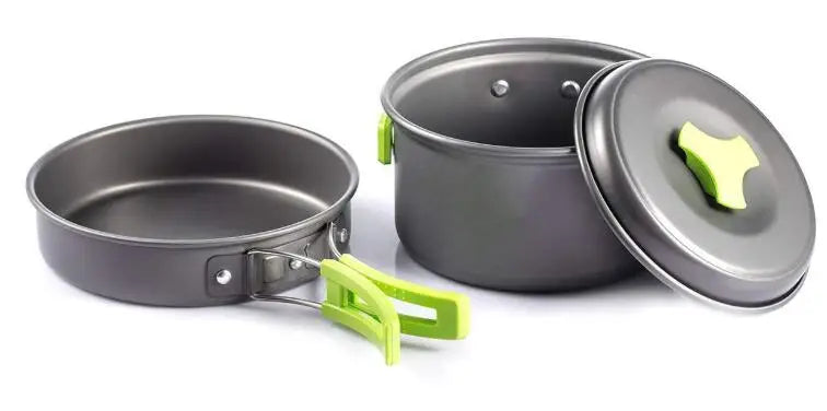 Conjunto de Panelas Portátil DS200 - Cozinha Essencial para Sobrevivência e Emergências