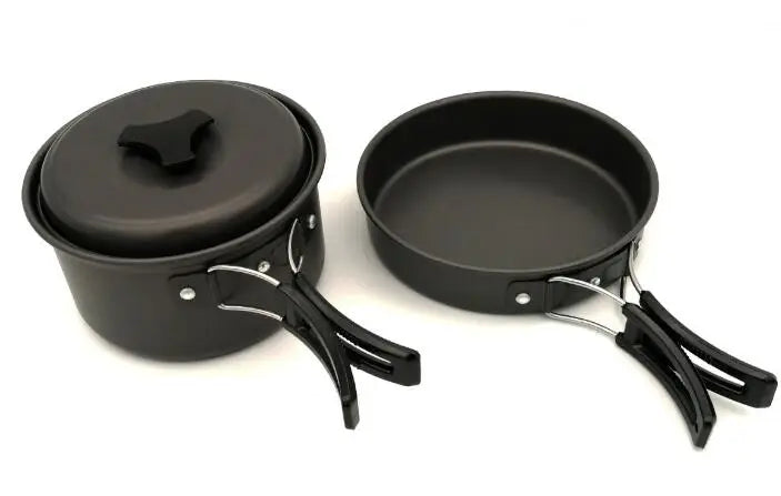 Conjunto de Panelas Portátil DS200 - Cozinha Essencial para Sobrevivência e Emergências