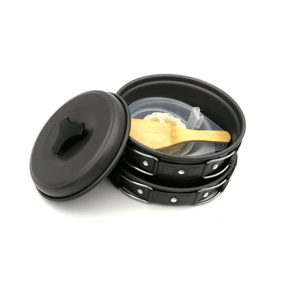 Conjunto de Panelas Portátil DS200 - Cozinha Essencial para Sobrevivência e Emergências