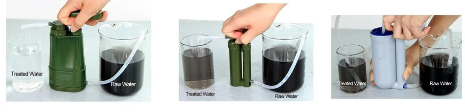 Sistema Portátil de Filtragem de Água: Água Potável Garantida para Sobrevivência