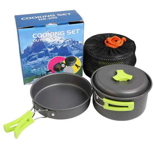 Conjunto de Panelas Portátil DS200 - Cozinha Essencial para Sobrevivência e Emergências