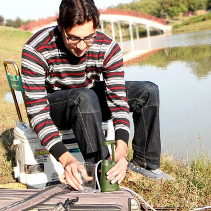 Sistema Portátil de Filtragem de Água: Água Potável Garantida para Sobrevivência