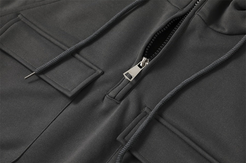 Moletom Tático Polar Fleece (Meio Zíper): Isolamento Térmico Essencial e Multi-Bolsos para o Inverno