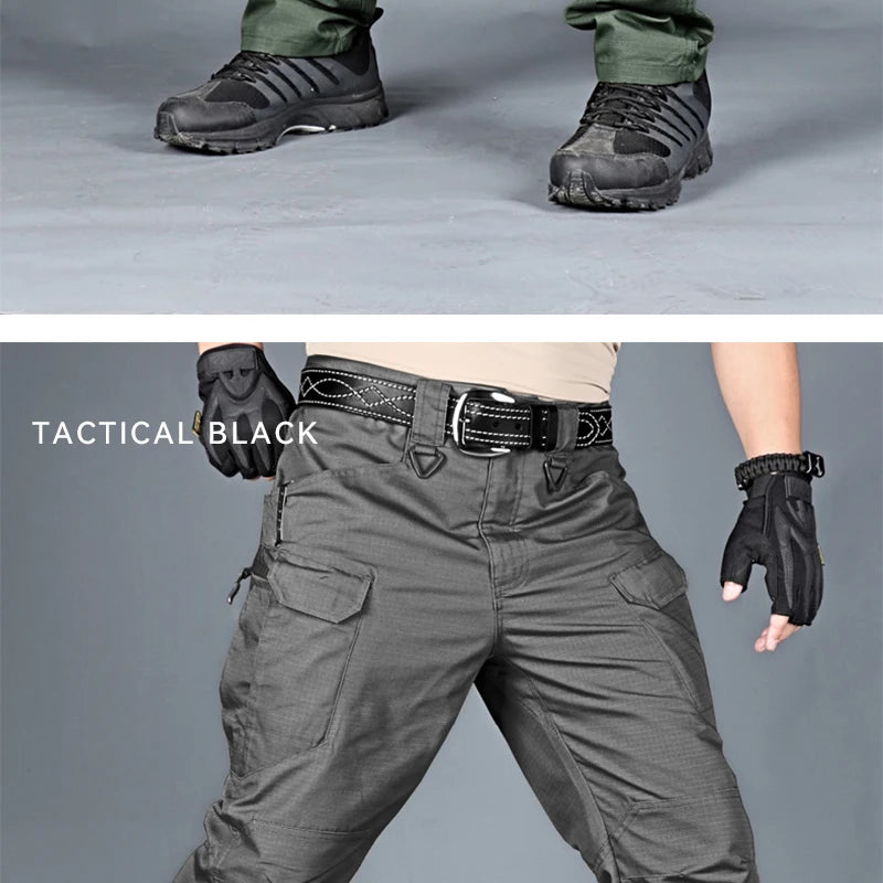 Calça Tática Cargo Militar: Resistência, Elasticidade e Impermeabilidade (Até Tam 6XL)