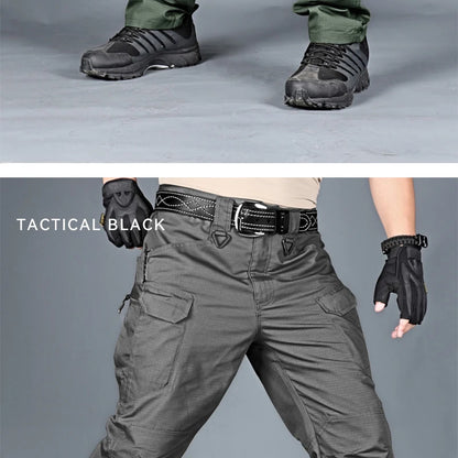 Calça Tática Cargo Militar: Resistência, Elasticidade e Impermeabilidade (Até Tam 6XL)