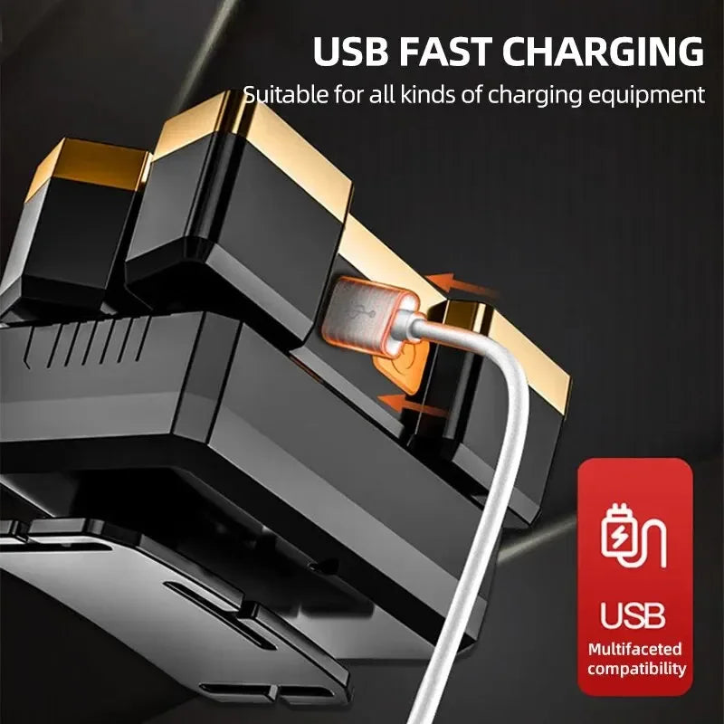 Lanterna de Cabeça Recarregável Tática (LED): Iluminação Essencial Mãos-Livres para Emergências