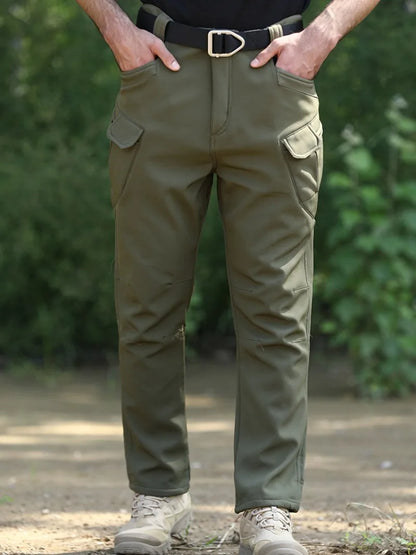 Calça Tática de Inverno: Forro Térmico, Impermeável e Multi-Bolsos para Sobrevivência no Frio