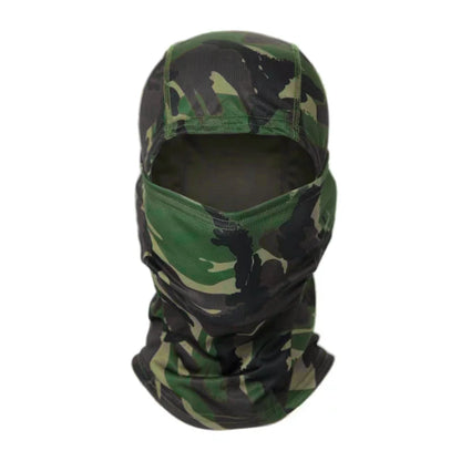 Balaclava Tática Camuflada: Proteção Multifuncional e Discrição Essencial