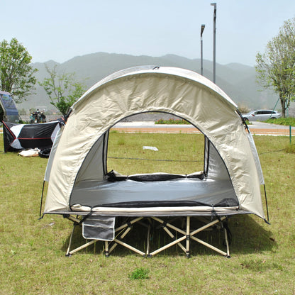 Barraca Domo Tática (Cot Tent): Abrigo Rápido para 2 Pessoas, Impermeável e à Prova de Vento