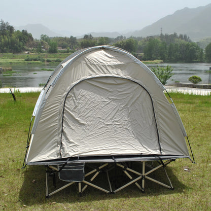 Barraca Domo Tática (Cot Tent): Abrigo Rápido para 2 Pessoas, Impermeável e à Prova de Vento