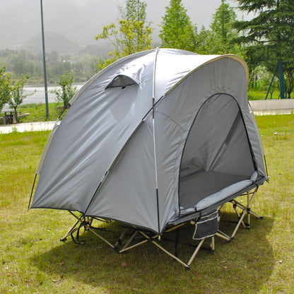 Barraca Domo Tática (Cot Tent): Abrigo Rápido para 2 Pessoas, Impermeável e à Prova de Vento