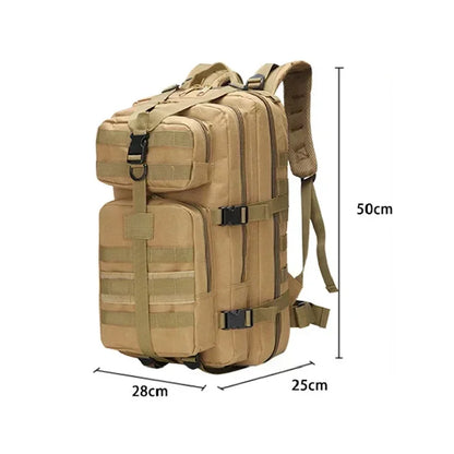 Mochila Tática de Sobrevivência (35L): Trekking e Kit de Emergência de Alto Desempenho