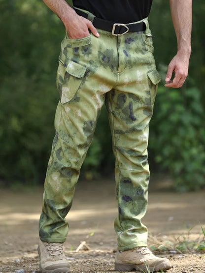 Calça Tática de Inverno: Forro Térmico, Impermeável e Multi-Bolsos para Sobrevivência no Frio