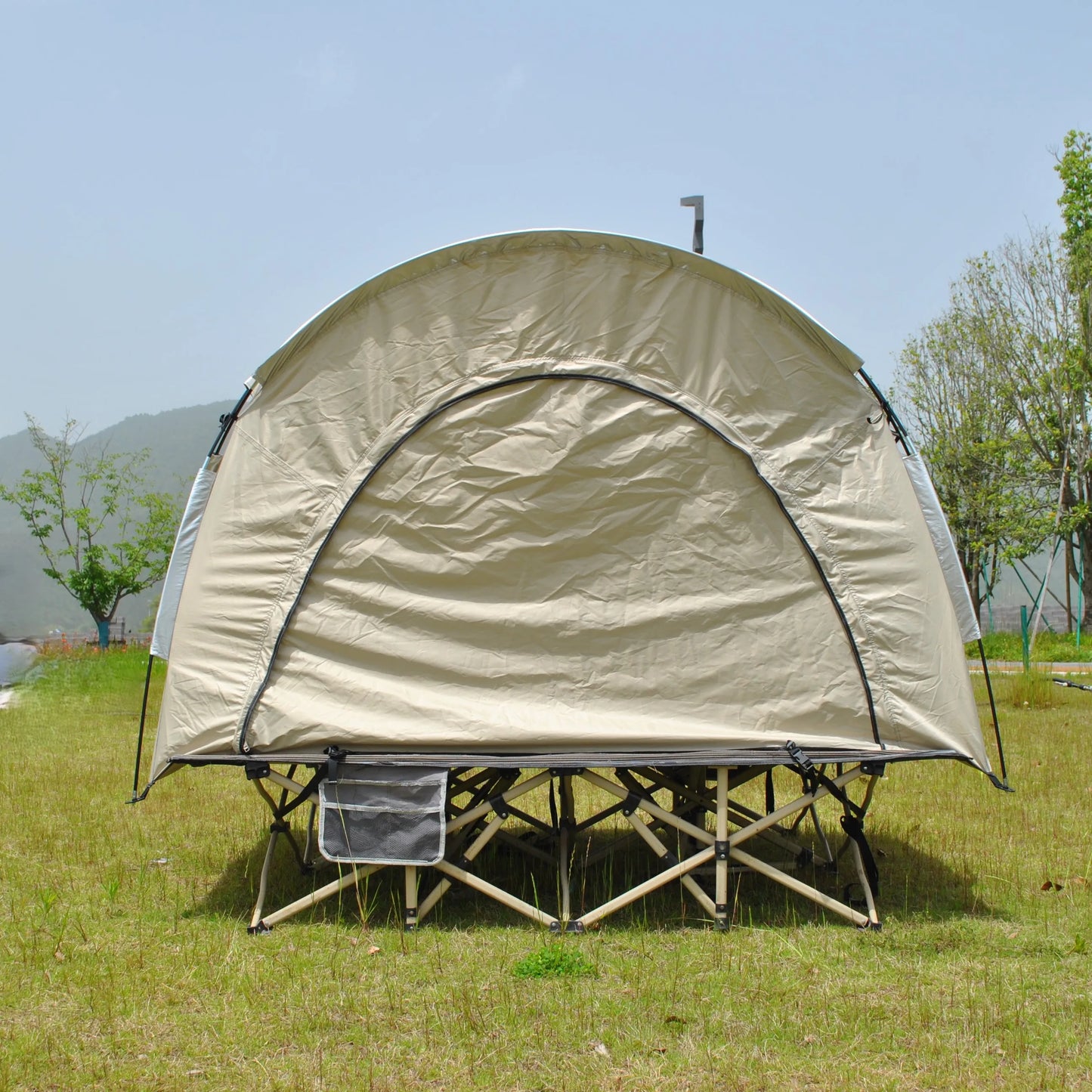 Barraca Domo Tática (Cot Tent): Abrigo Rápido para 2 Pessoas, Impermeável e à Prova de Vento
