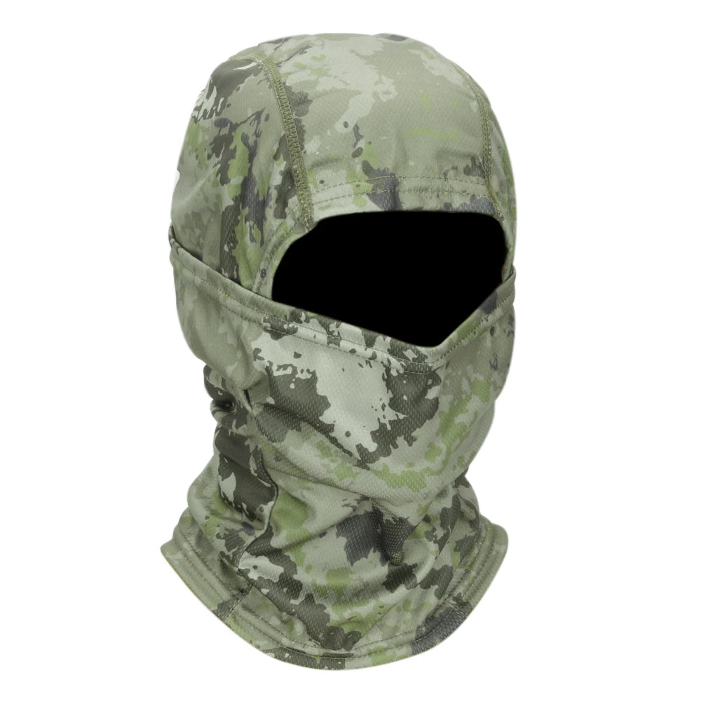Balaclava Tática Camuflada: Proteção Multifuncional e Discrição Essencial