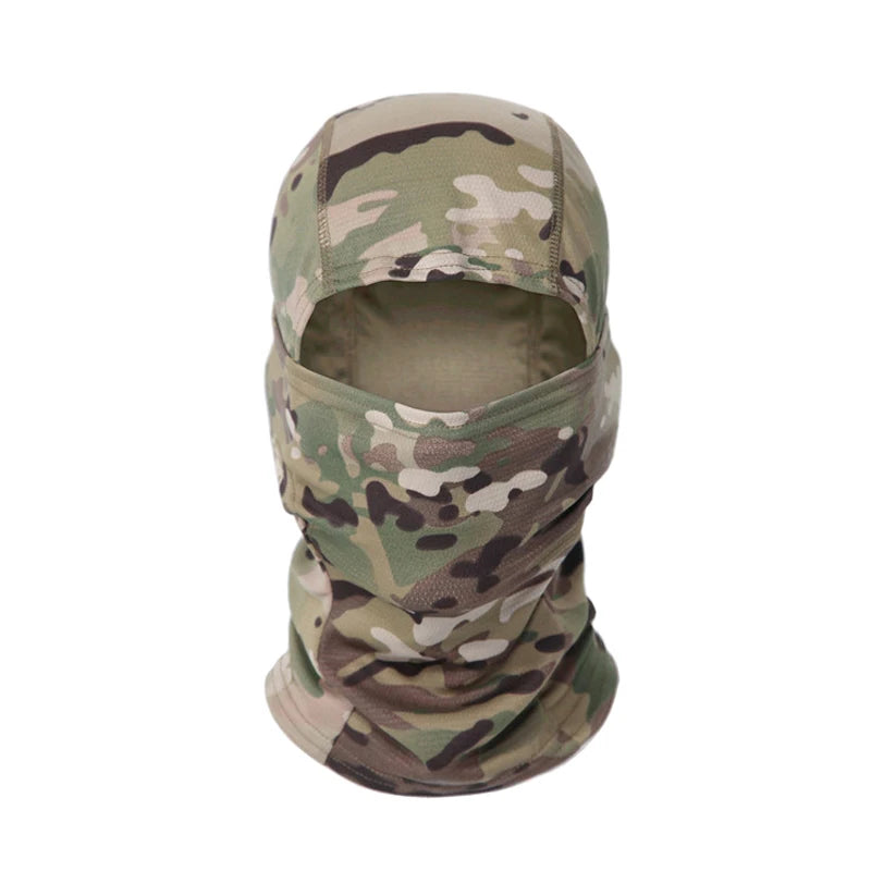Balaclava Tática Camuflada: Proteção Multifuncional e Discrição Essencial