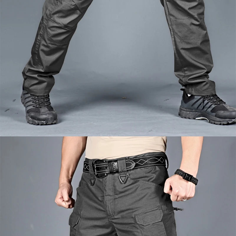 Calça Tática Cargo Militar: Resistência, Elasticidade e Impermeabilidade (Até Tam 6XL)