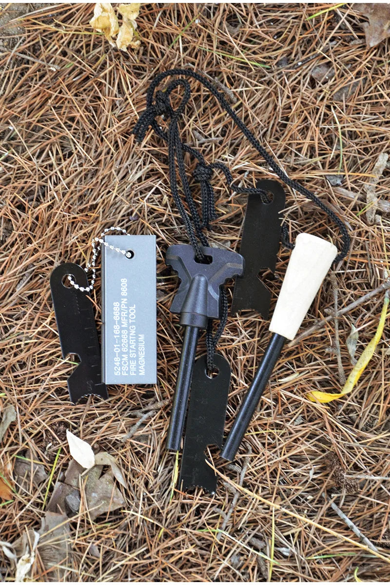 Acendedor de Pederneira Tático  - Fogo Confiável para Emergências Urbanas