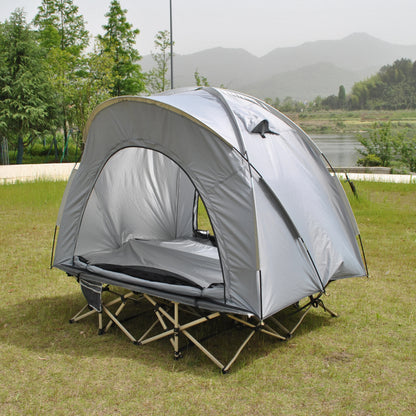 Barraca Domo Tática (Cot Tent): Abrigo Rápido para 2 Pessoas, Impermeável e à Prova de Vento