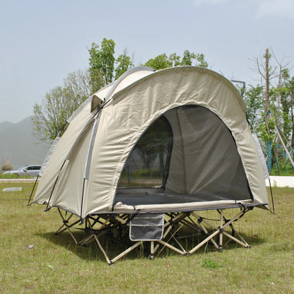 Barraca Domo Tática (Cot Tent): Abrigo Rápido para 2 Pessoas, Impermeável e à Prova de Vento
