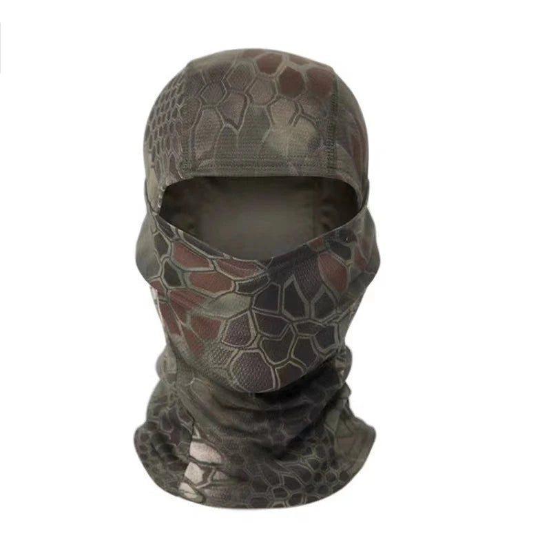 Balaclava Tática Camuflada: Proteção Multifuncional e Discrição Essencial