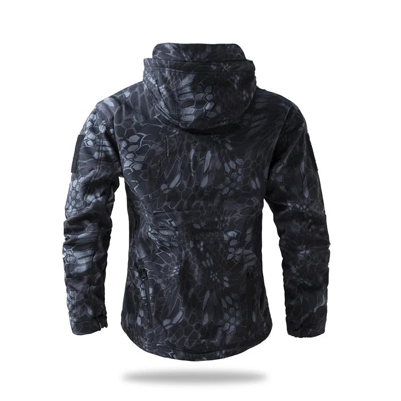 Jaqueta Tática de Proteção Contra o Vento e Frio