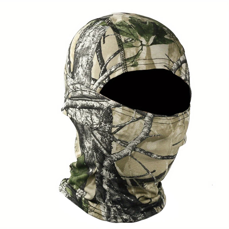 Balaclava Tática Camuflada: Proteção Multifuncional e Discrição Essencial