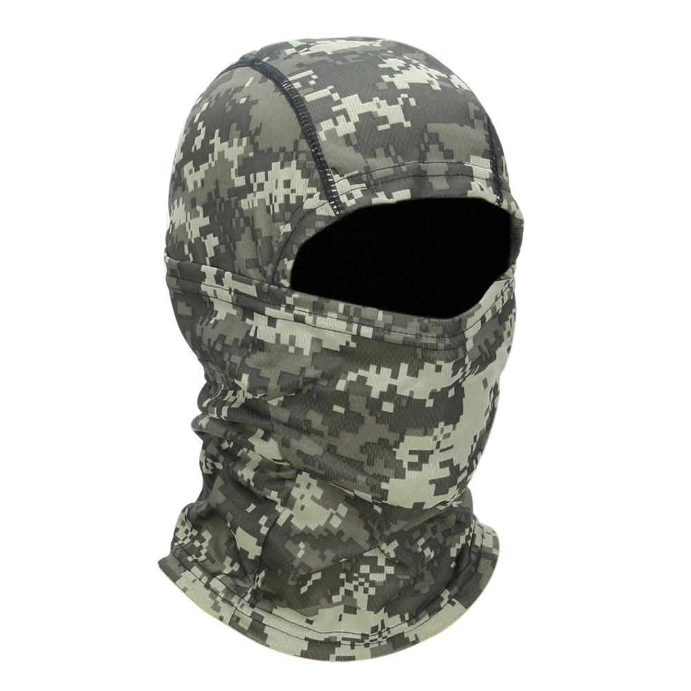Balaclava Tática Camuflada: Proteção Multifuncional e Discrição Essencial