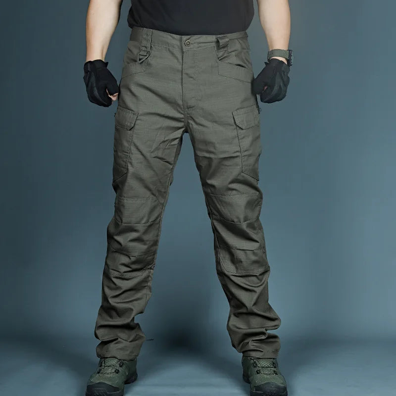 Calça Tática Cargo Militar: Resistência, Elasticidade e Impermeabilidade (Até Tam 6XL)