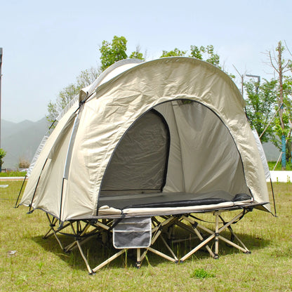 Barraca Domo Tática (Cot Tent): Abrigo Rápido para 2 Pessoas, Impermeável e à Prova de Vento