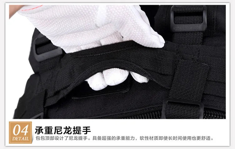 Mochila Tática de Sobrevivência (35L): Trekking e Kit de Emergência de Alto Desempenho