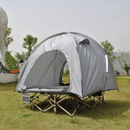 Barraca Domo Tática (Cot Tent): Abrigo Rápido para 2 Pessoas, Impermeável e à Prova de Vento