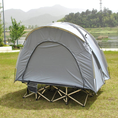 Barraca Domo Tática (Cot Tent): Abrigo Rápido para 2 Pessoas, Impermeável e à Prova de Vento
