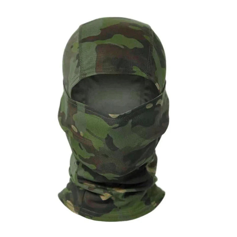 Balaclava Tática Camuflada: Proteção Multifuncional e Discrição Essencial