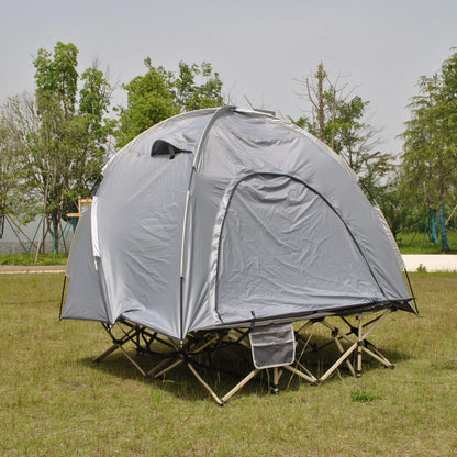 Barraca Domo Tática (Cot Tent): Abrigo Rápido para 2 Pessoas, Impermeável e à Prova de Vento