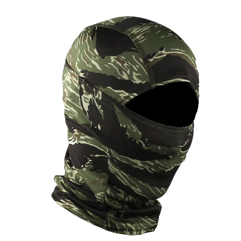 Balaclava Tática Camuflada: Proteção Multifuncional e Discrição Essencial