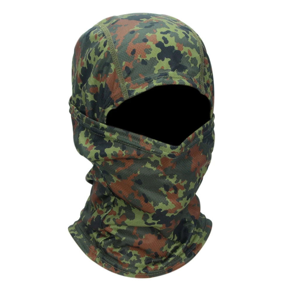 Balaclava Tática Camuflada: Proteção Multifuncional e Discrição Essencial