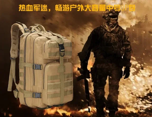 Mochila Tática de Sobrevivência (35L): Trekking e Kit de Emergência de Alto Desempenho