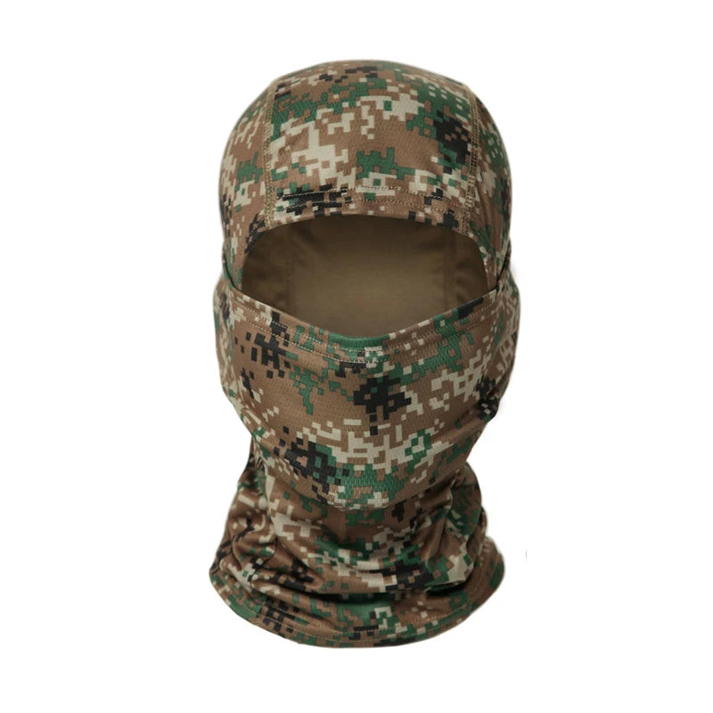 Balaclava Tática Camuflada: Proteção Multifuncional e Discrição Essencial